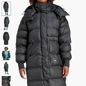 adidas by Stella McCartney Longline WIND.RDY Puffer Jacket, size XL